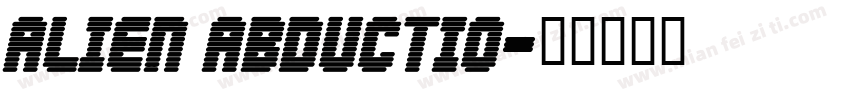 Alien Abductio字体转换
